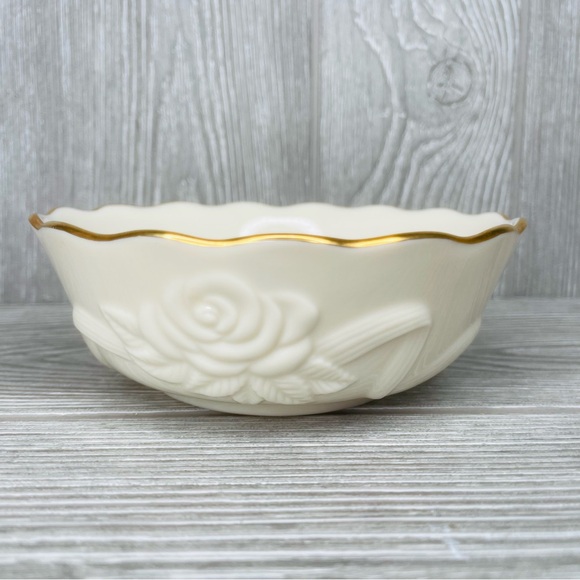 Rare Vintage Lenox Porcelain Elephant Figurines white gold figurine & bowl dish - Picture 13 of 16